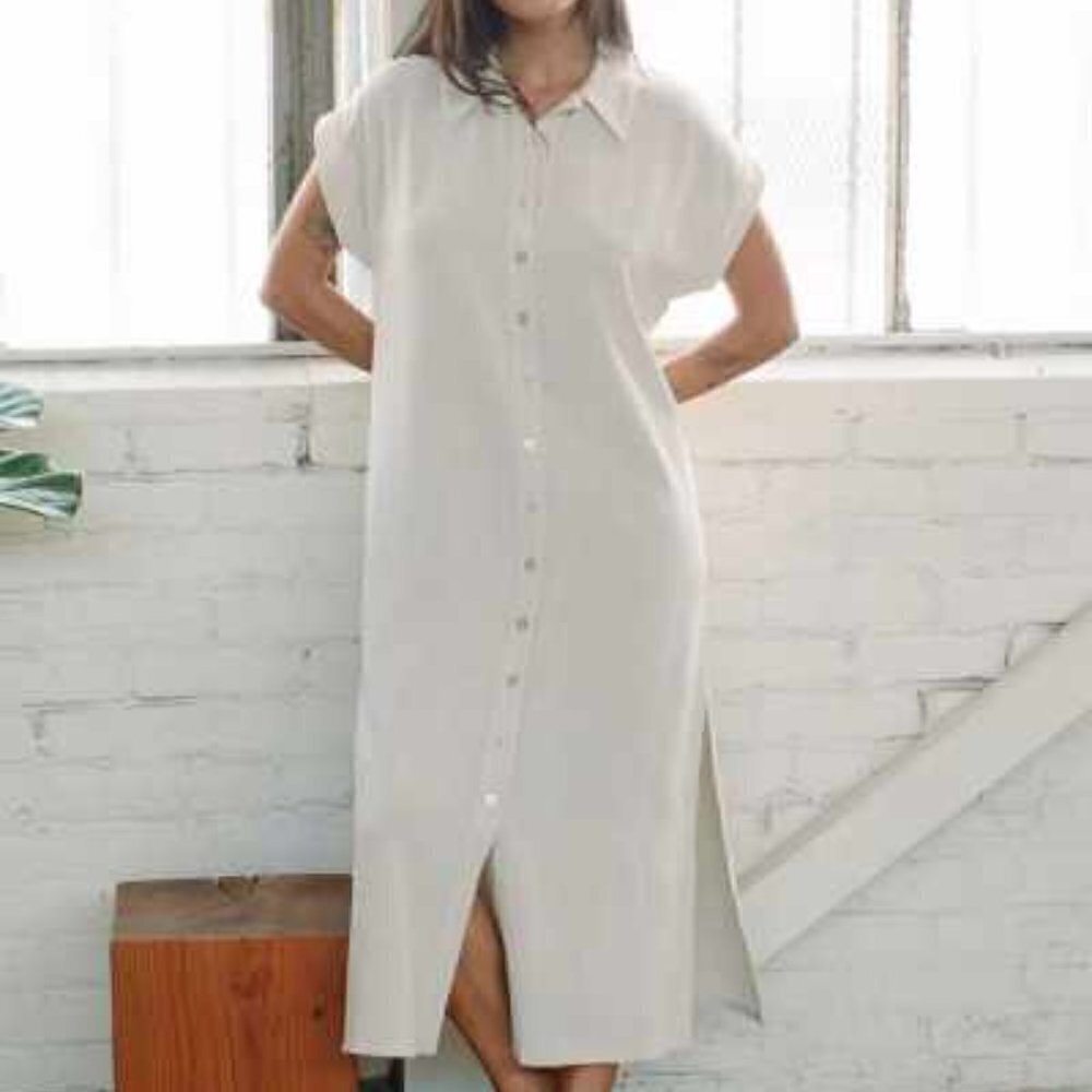 Rachel Pally Stella Linen Dress in Natural
